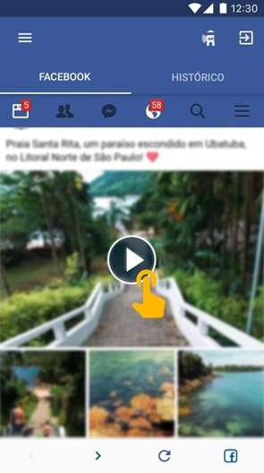 Baixar vídeos do facebook