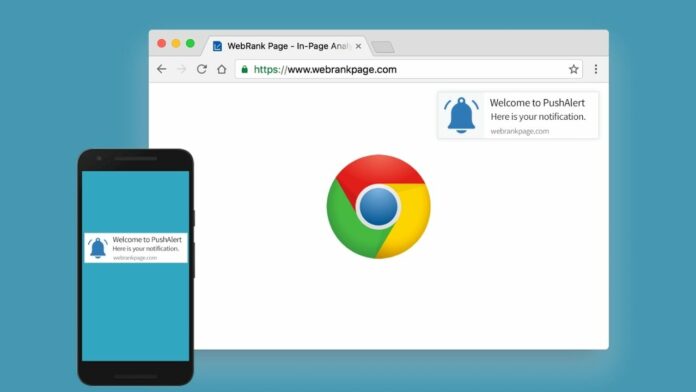 desativar notificações no chrome