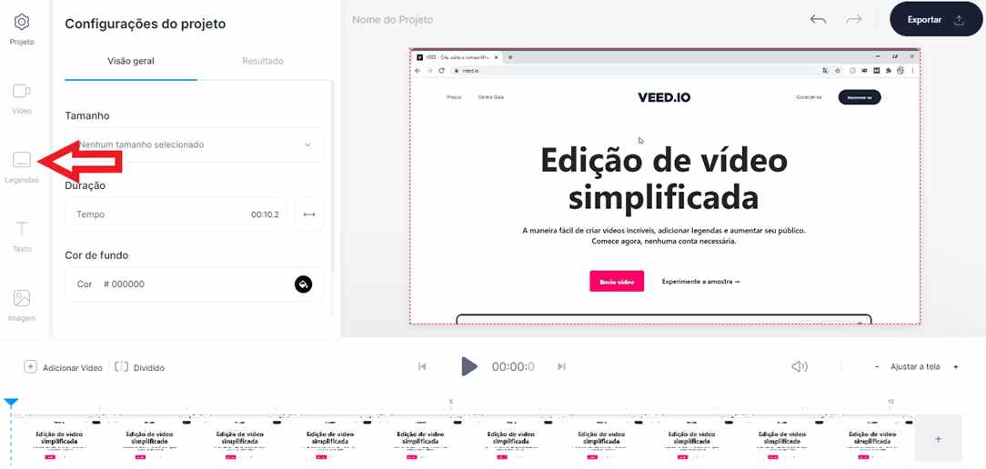 Como colocar legenda em vídeo Online e Gratuito!