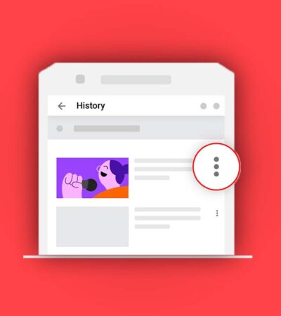 Apagar histórico do YouTube