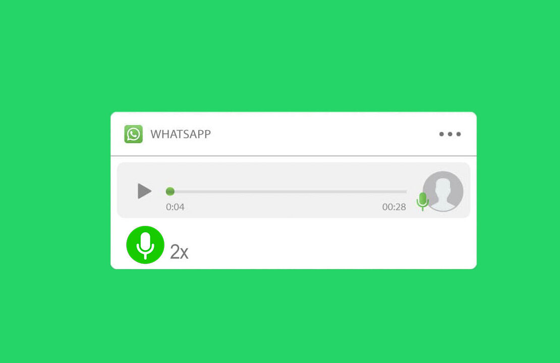 Ouvir áudio mais rápido no WhatsApp