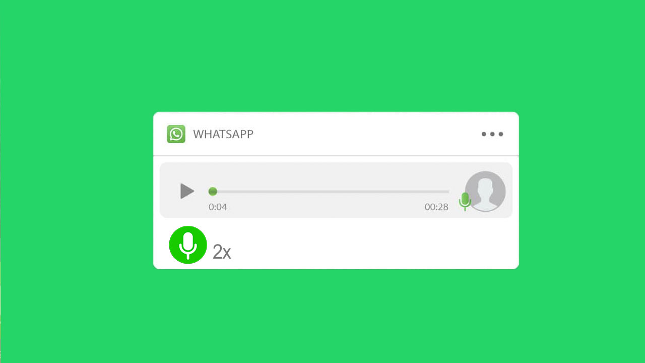 Ouvir áudio mais rápido no WhatsApp