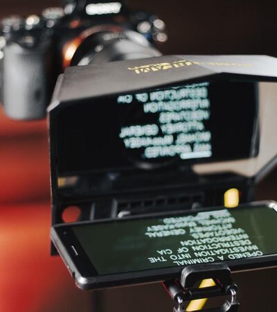 Aplicativo de teleprompter