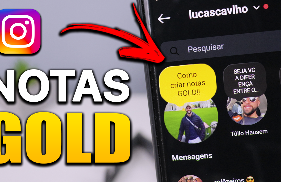 notas gold instagram