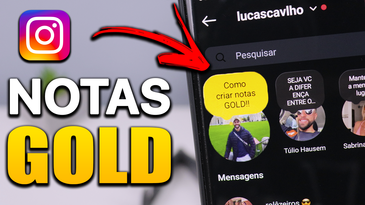 notas gold instagram